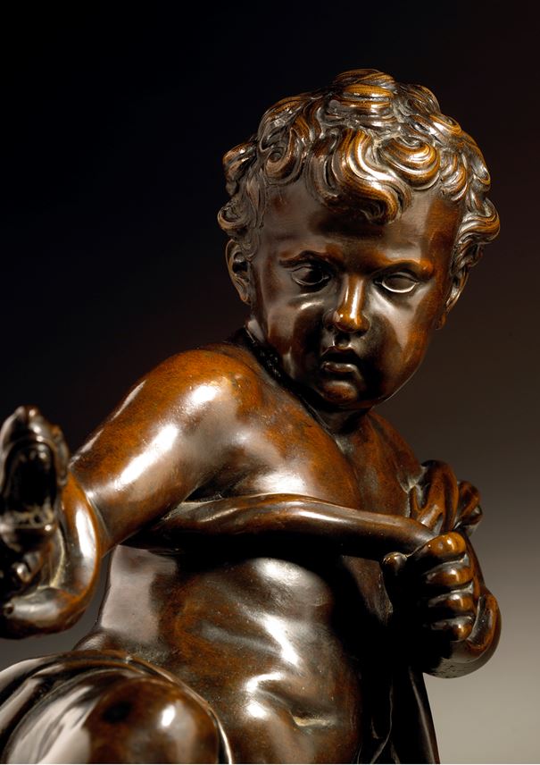 The Infant Hercules Wrestling a Snake, Based on a model by Alessandro Algardi (1598 - 1654) | MasterArt